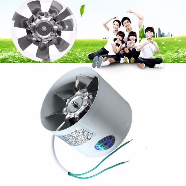 

electric fans 2800r/min duct vent fan metal steel 220v 4 inch inline ducting exhaust ventilation