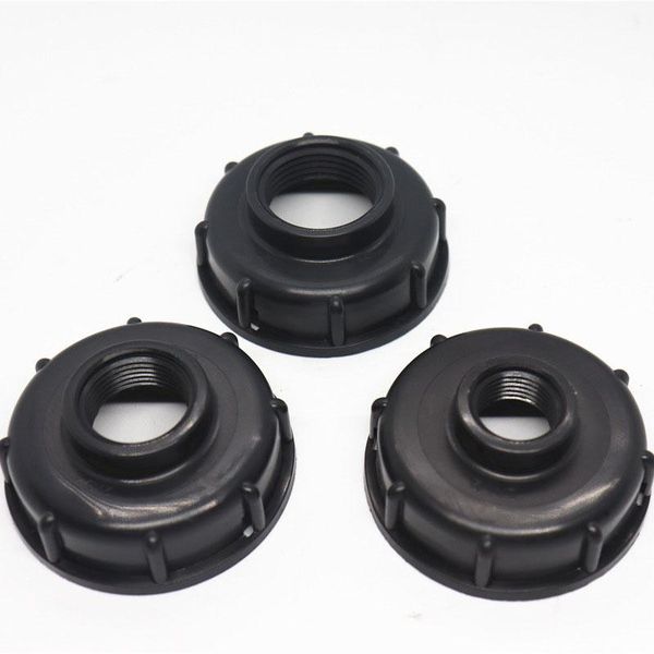 

watering equipments coarse threaded cap durable ibc tank fittings s60x6 60mm female thread to 1/2 ", 3/4", 1 "adapter connect