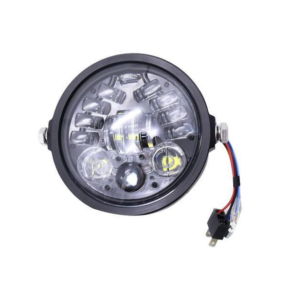 

car headlights 5.75 inch head light lamp led retro refitted with turn signal single wick