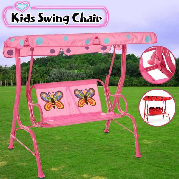 

2-person hammock chair swinging bed outdoor hanging rocking with stand frame and canopy camp furniture