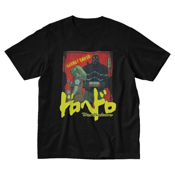 

men's t-shirts vintage dorohedoro tshirt men short sleeved print t shirt trendy japan anime manga t-shirt cotton harajuku tees gift mer, White;black