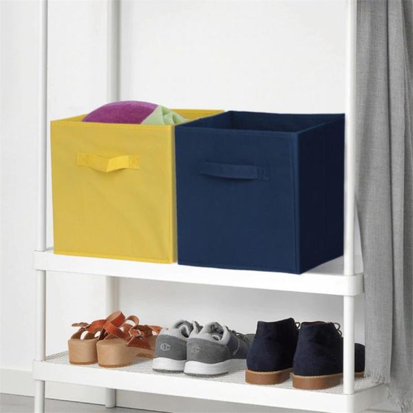 

storage boxes non-woven fabric baskets clothes containers bins organizer underwear socks children organizador