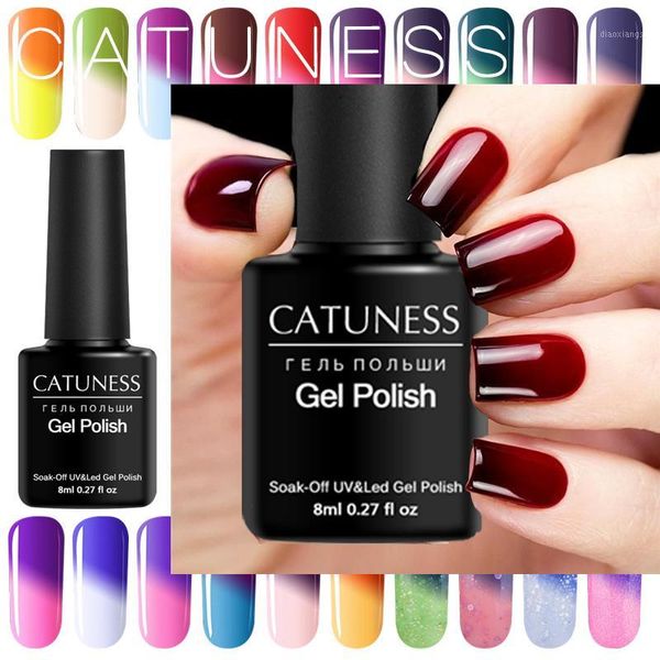 

thermal glitter gel nail polish colors temperature color changing art lacquer diy soak off uv varnish art1, Red;pink