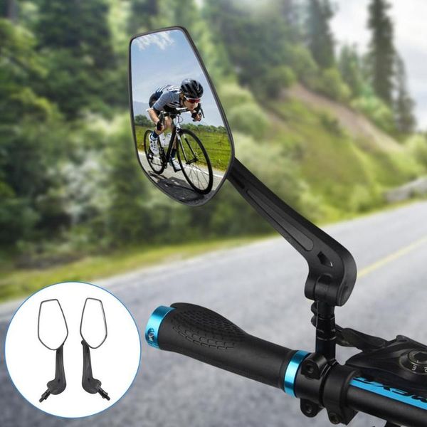 

bike groupsets 2pcs rear view mirror 360 degree rotate for mtb bicycle cycling accessories flexible safety mirrors