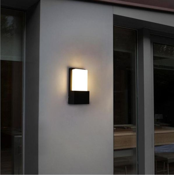 

wall lamp outdoor waterproof modern minimalist acrylic sensor doorway balcony
