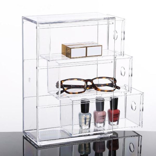 

storage boxes & bins makeup box make up organizer organize cosmetic vanity nail polish skincare