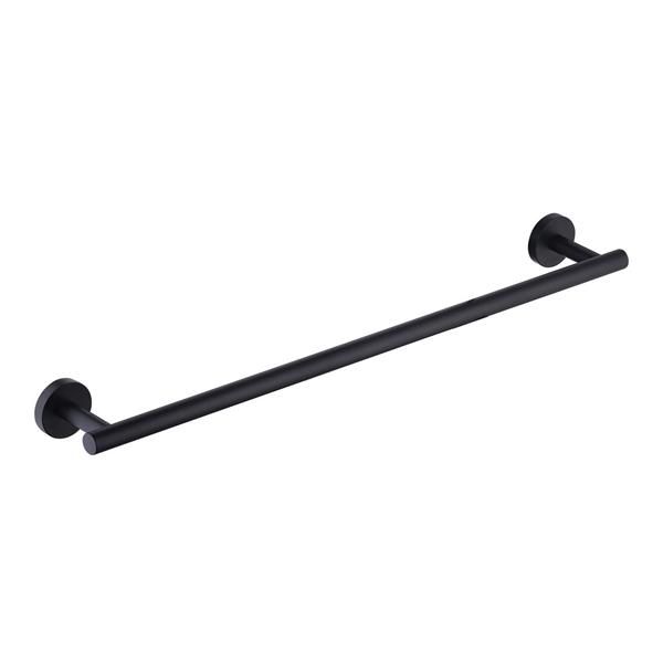 

towel racks 24 inches matte black bar for bathroom kitchen hand holder dishcloths hanger stainless steel wall mount no drill