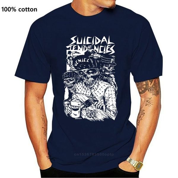 

men's t-shirts suicidal tendencies v1 black t shirt cotton all sizes s-5xl, White;black
