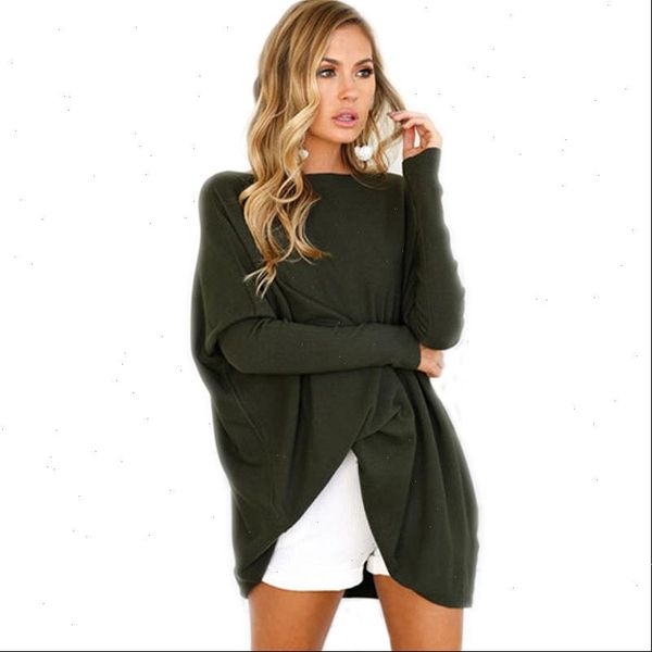

long knitted autumn casual women sweaters loose batwing sleeve knit oversized pullover jumper pull femme 54, White;black