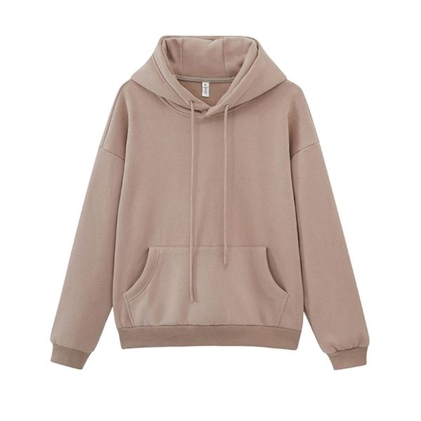 

ies fleece hoodies sweatshirts oversized sweatshirt winter clothes korean 210809, Black