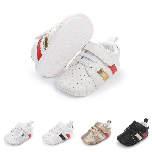 

first walkers baby boy shoes rubber-soled non-slip patchwork buckle infant toddler
