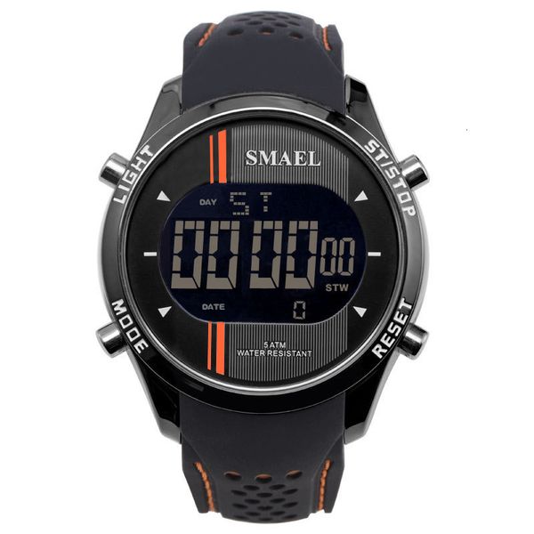 

digital mayforest wristwatches led man quartz sport watches black smart clocks fashion cool men electronic watch luxury famous 1283, Slivery;brown