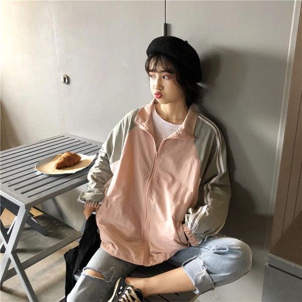 

women's jackets spring and summer korean loose thin sunscreen jacket short 2021 retro port cardigan, Black;brown