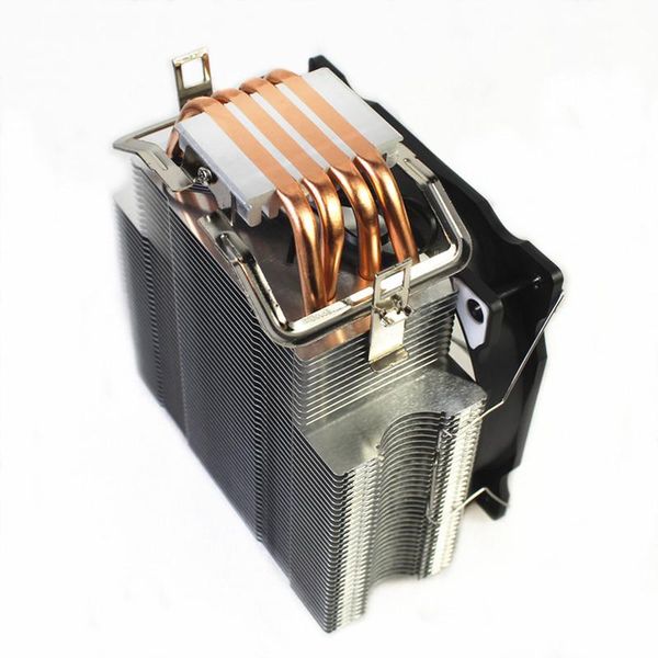

3pin 4 copper pipe pc cpu fan rgb led cooler heatsink for lga 775 1150 1155 1366 2011 x79 x99 motherboard fans & coolings
