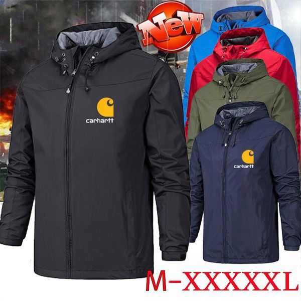 

men's jackets 2021 fashion outdoor waterproof windproof breathable jacket fishing riding soft shell, Black;brown