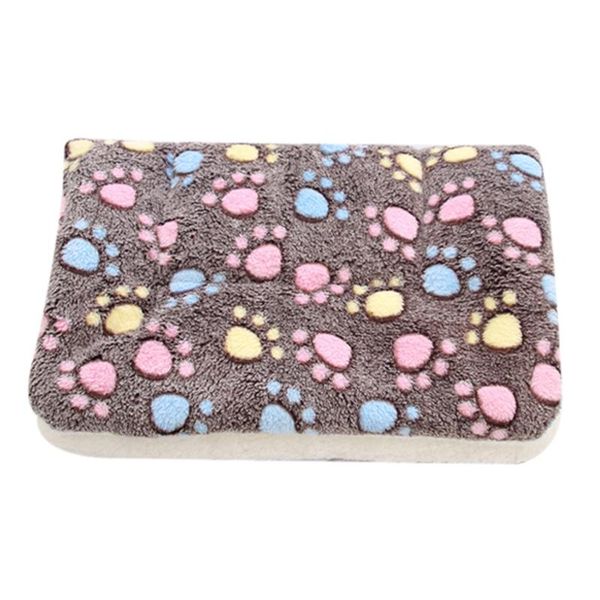 

pet blanket dog bed cat mat soft flannel winter thicken warm sleeping beds for dogs cats sasw666 kennels & pens