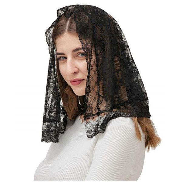 

bridal veils ishsy black white lace mantilla catholic veil for church traditional head covering latin mass velo negra voile mantille
