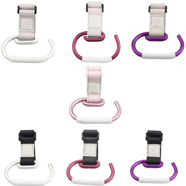 

stroller parts & accessories adjustable baby hooks kids pushchair pram hanger carabiner shopping bag clip rotatable strap hook strollers
