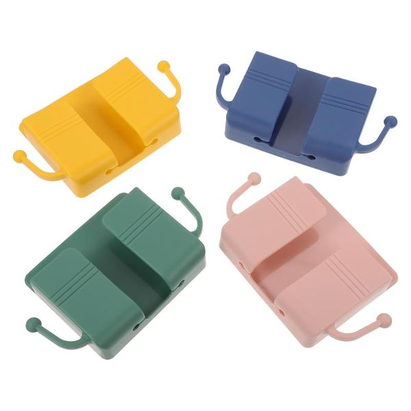 

cell phone mounts & holders 4pcs practical nail-racks wall-mounted boxes wall hanging storage