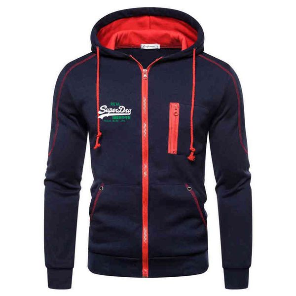 

et coat fashion hoody zip cardigan men hoodi sweatshirts male clothing hip hop pullover harajuku printed plus fce s-3xl, Black