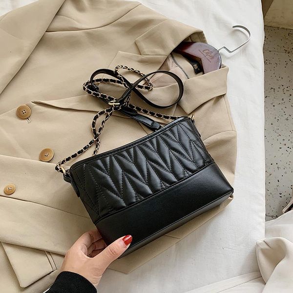 

evening bags luxury messenger bag female shoulder 2021 trendy fashion casual temperament autumn small simple chain