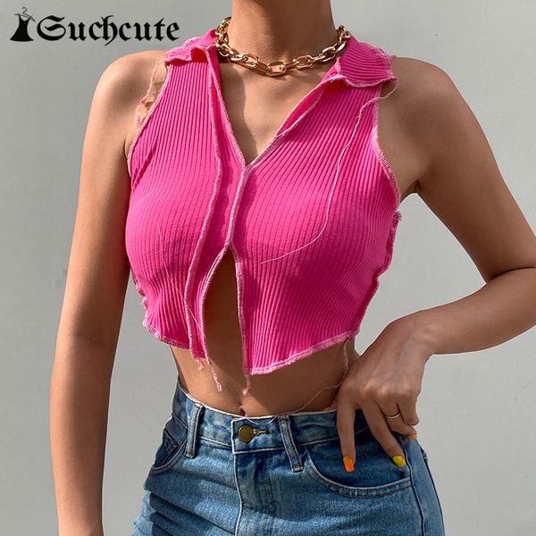 

women's tanks & camis v-neck sleeveless crop y2k aesthetic ribbed 90s outfits tank summer streetwear skinny dxfs, White