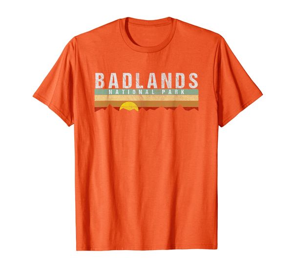 

Retro Vintage Badlands National Park T-Shirt, Mainly pictures