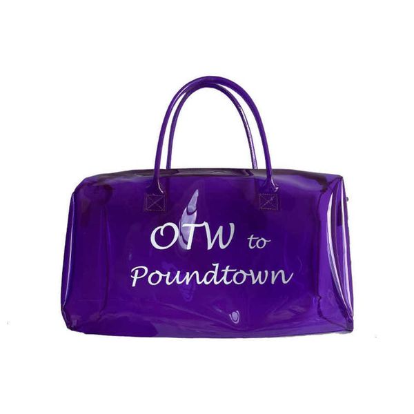 

bag bag travel bag portable pvc fitness outdoor yoga transparent letter