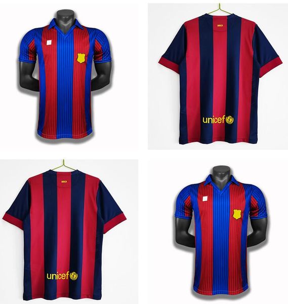 

retro fans jersry football soccer jerseys tees barcelona athletic sport shirts 1989 1992 2014 home support customization, Black
