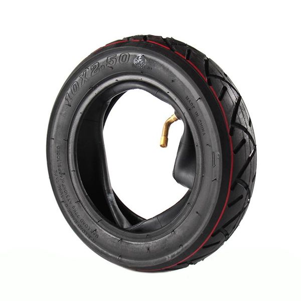 

motorcycle wheels & tires 10 inch tyre 10x2.50 tire inner tube and outer for electric scooter balancing hoverboard self smart balance