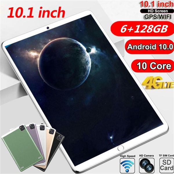 

tablet pc 2022 p20 10.1 inch 6g+128g android 10.0 instragram deca core online class for gifts