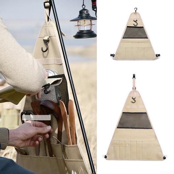 

storage bags picnic tableware bag portable waterproof hanging for outdoor camping barbecue mowa889