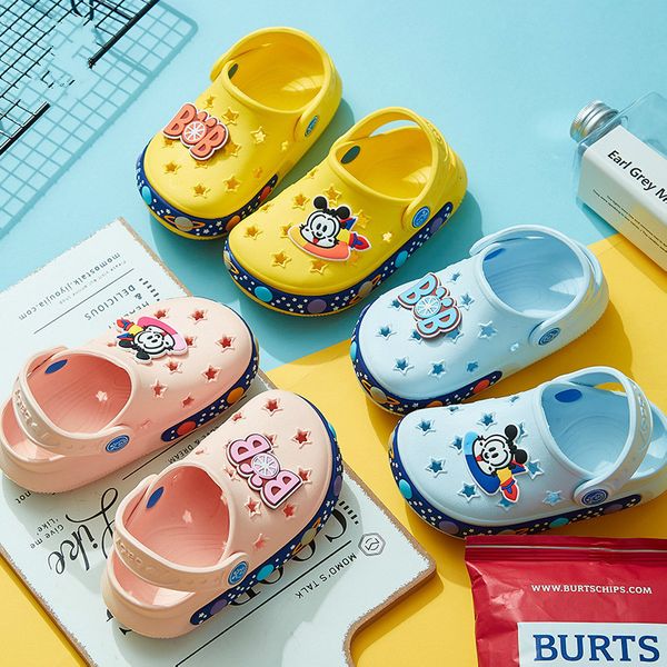 

sandals for boy girl summer kid beach shoes baby toddler soft indoor slippers swimming cave non-slip children sandal bathrooms c0308, Black;red