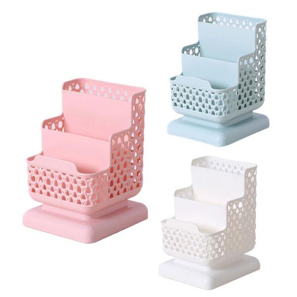 

cosmetic storage rack plastic office basket home kitchen deskorganizing box pen holder boxes & bins