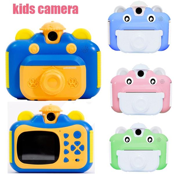

kids camera instant print for children 1080p hd video po toys with 32gb card gift birthday 8gb camcorders