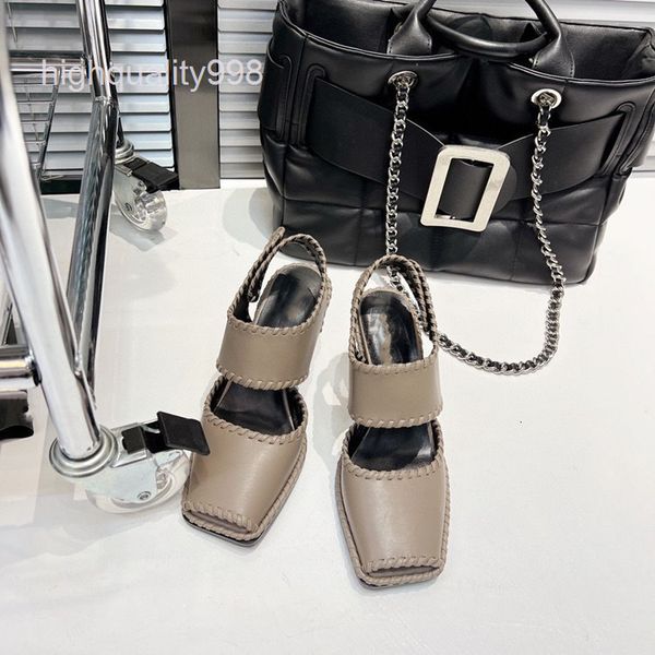 

dress shoes high end quality woven high-heeled shoes women's back air summer fashion women, Black