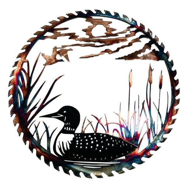 

decorative objects & figurines metal wall art decor duck bird sculpture hanging for living room bedroom bathroom indoor outdoor garden