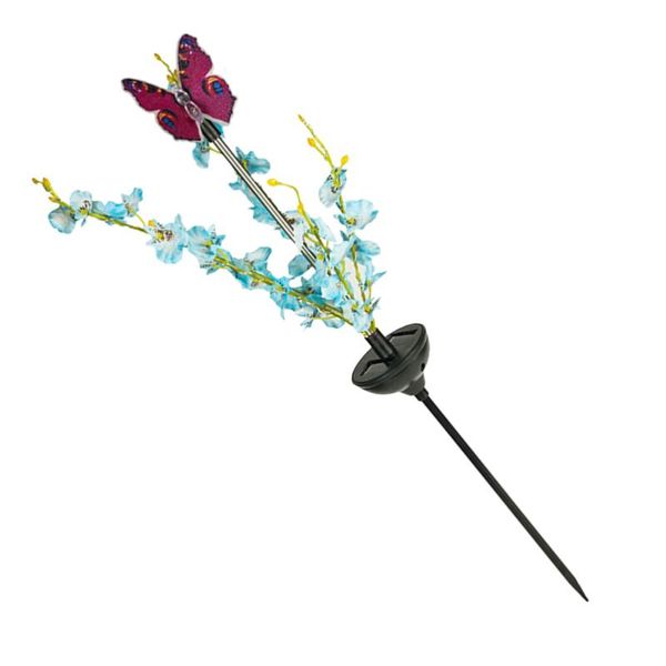 

lawn lamps 1pc led solar outdoor garden light flower and stake