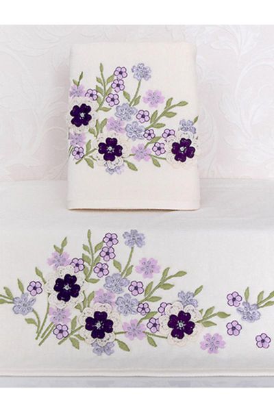 

towel star derorative kitchen bathroom velvet embroidered for hand face famous 100% turkey fabric 50*90 cm motif