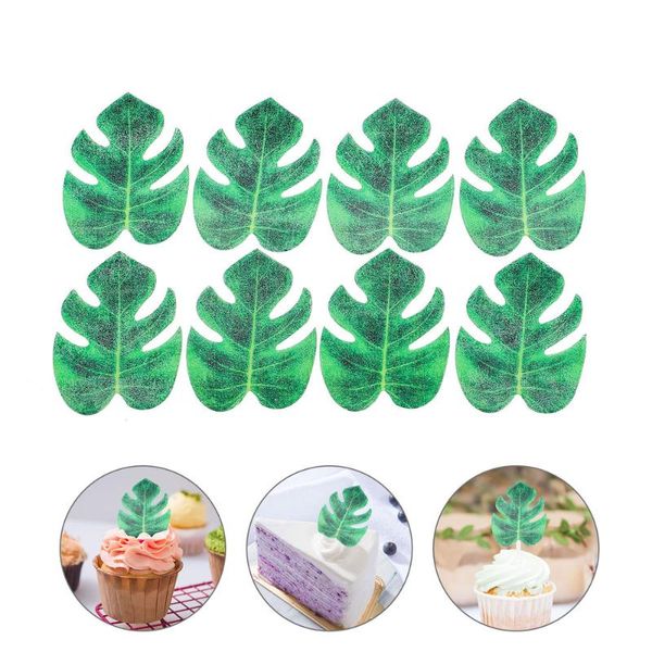 

other festive & party supplies 48 pcs edible cake er rice paper decorative leaves ornaments