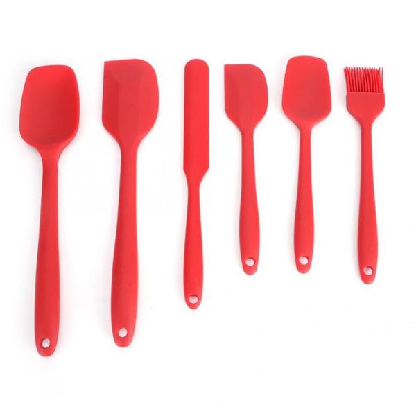

pcs set silicone spatula cream butter scraper brush spoon kitchen cooking baking tools cupcake decoration & pastry