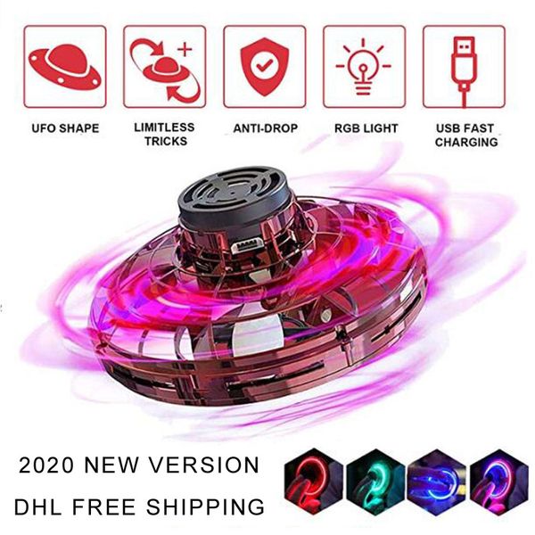 

flynova fidget spinner toys 2021 new ufo flying spinner kids led rotating flying toys decompression flight gyro 06