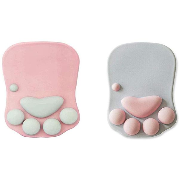 

mouse pads & wrist rests 3d pad with soft silicone rest support cushion- nonslip