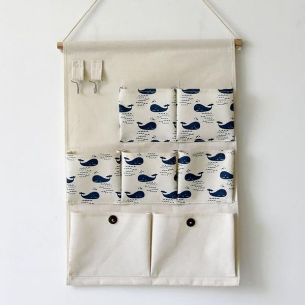 

storage boxes & bins 7 pocket hook wall hanging bag classic functional