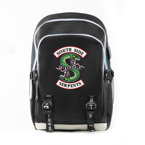 

backpack tv riverdale season 5 south side boys girls teenager schoolbag women men waterproof travel lapbag