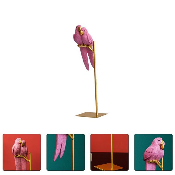 

couple parrot decor exquisite adornment tableornament garden decorations