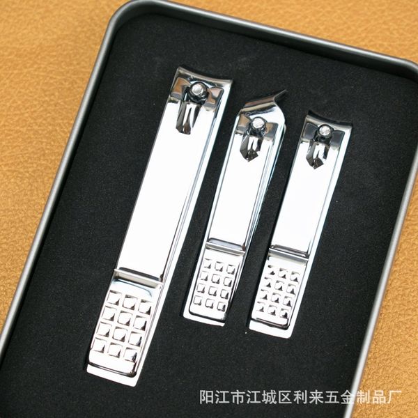 

stainless steel 3-piece enterprise clipper set clippers pedicure nail beauty tools