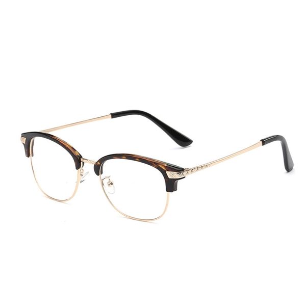 

ralferty vintage retro rivet eyeglasses frame women bamboo wooden myopia prescription optic glasses with clear lens 51010 salew5we, Silver