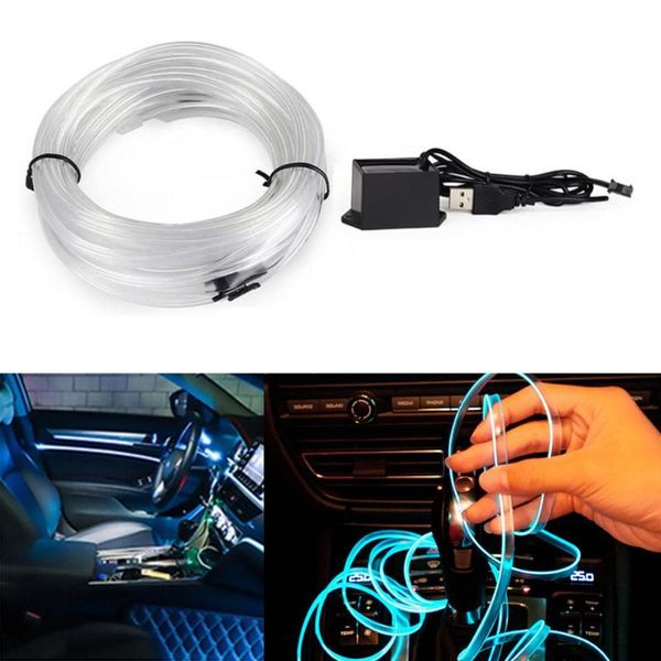 

interior&external lights car atmosphere light auto diy flexible ambient with usb drive led decorative lamp dashboard interior accessories