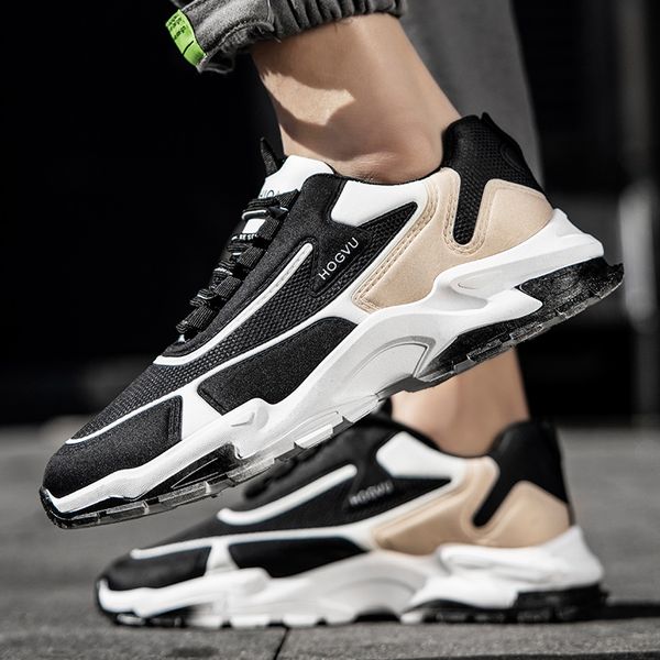 

men sneakers athletic walking hard-wearing comfortable light men sports shoes non-slip breathable menwalking shoes